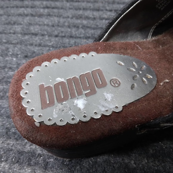 Bongo Girls Daisy Clogs Sandals Black - Picture 8 of 11